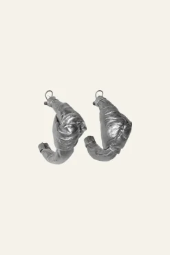Town Date Hoops In Silver Jewelry