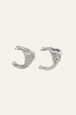 Sale Town Date Hoops In Silver Jewelry
