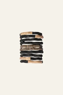 Outlet Tropical Bangles In Black Jewelry