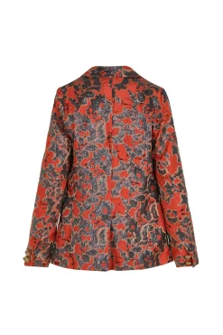 Hot Truly Treasured Blazer In Orange Outerwear
