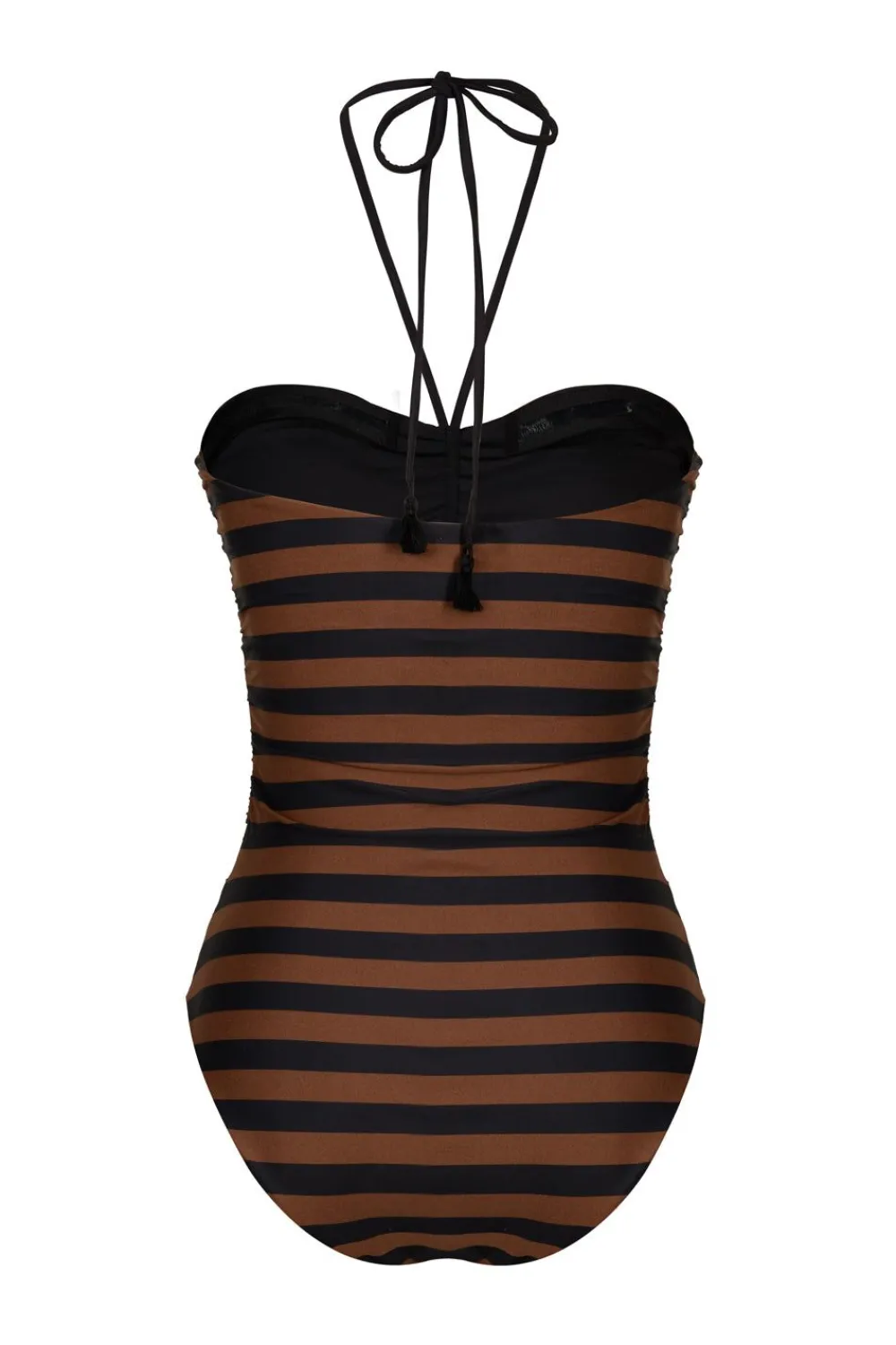 Outlet Ucayali River Onepiece In Black & Brown Swimwear