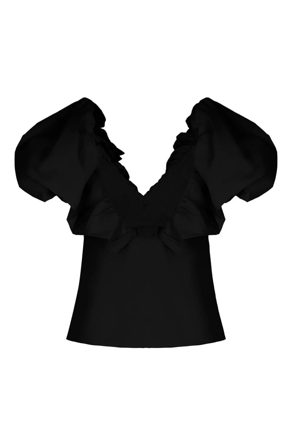 Clearance Vientos Salvajes Top In Black Tops
