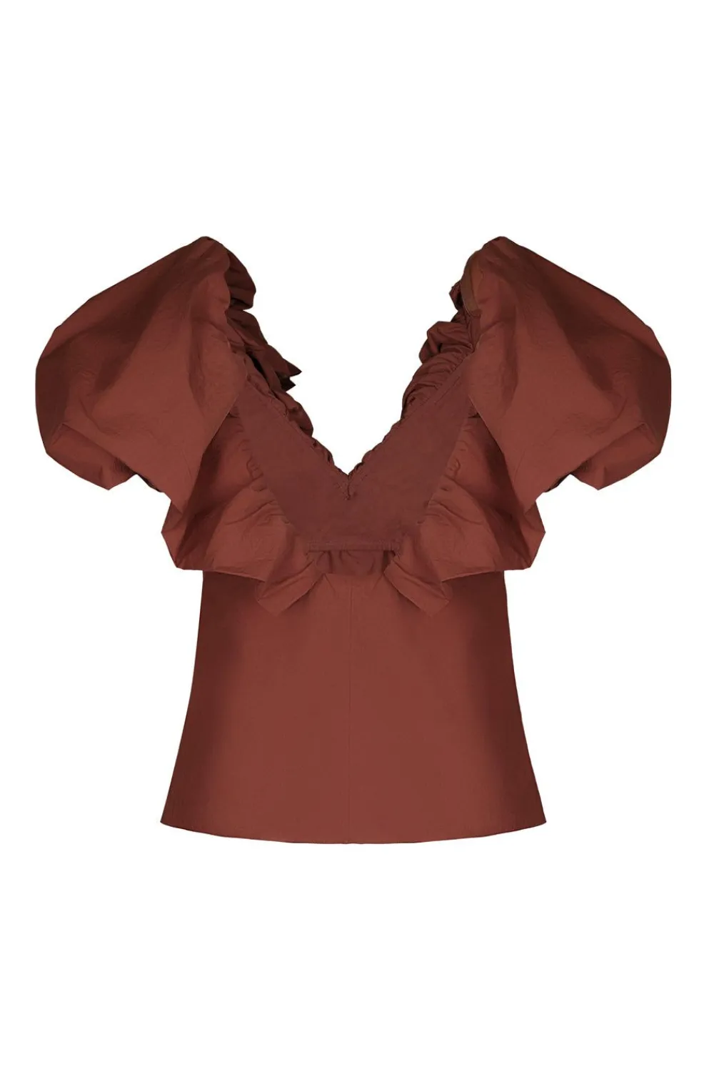 Hot Vientos Salvajes Top In Chocolate Tops