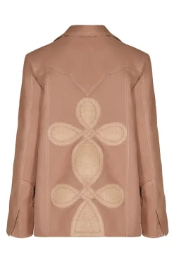Sale Vision Quest Blazer In Camel Outerwear