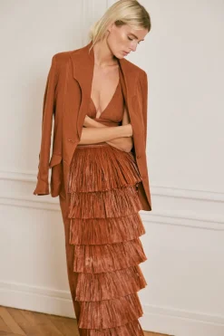 Online Vision Quest Blazer In Terracota Outerwear