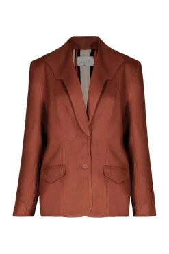 Online Vision Quest Blazer In Terracota Outerwear