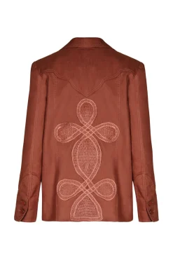 Online Vision Quest Blazer In Terracota Outerwear