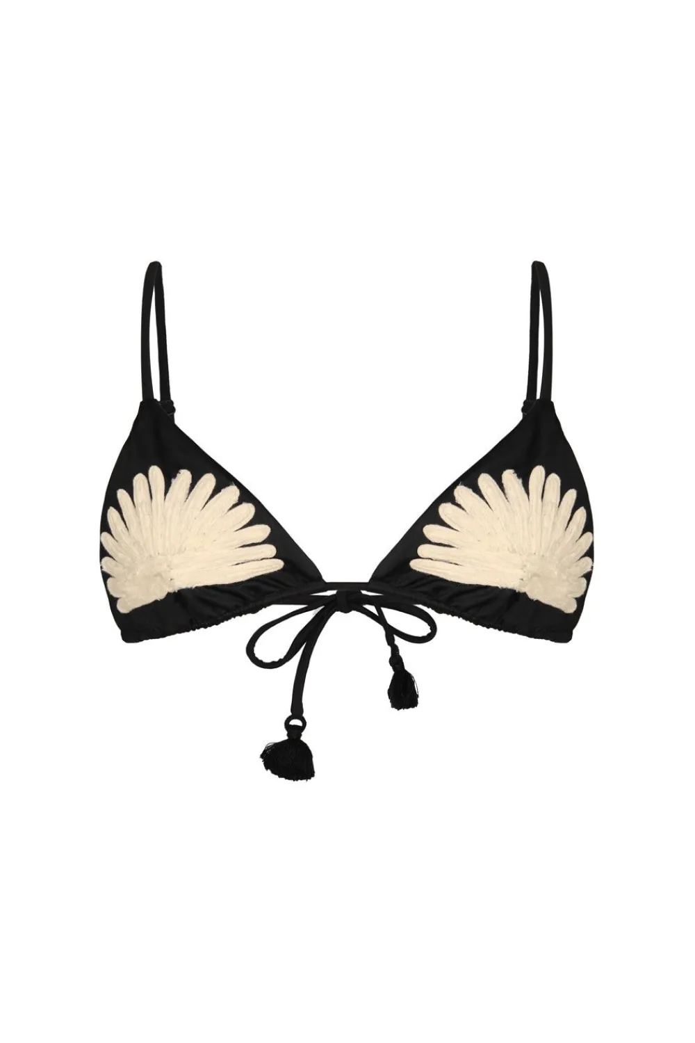 Hot Visionary Arts Bikini Top In Black Swimwear