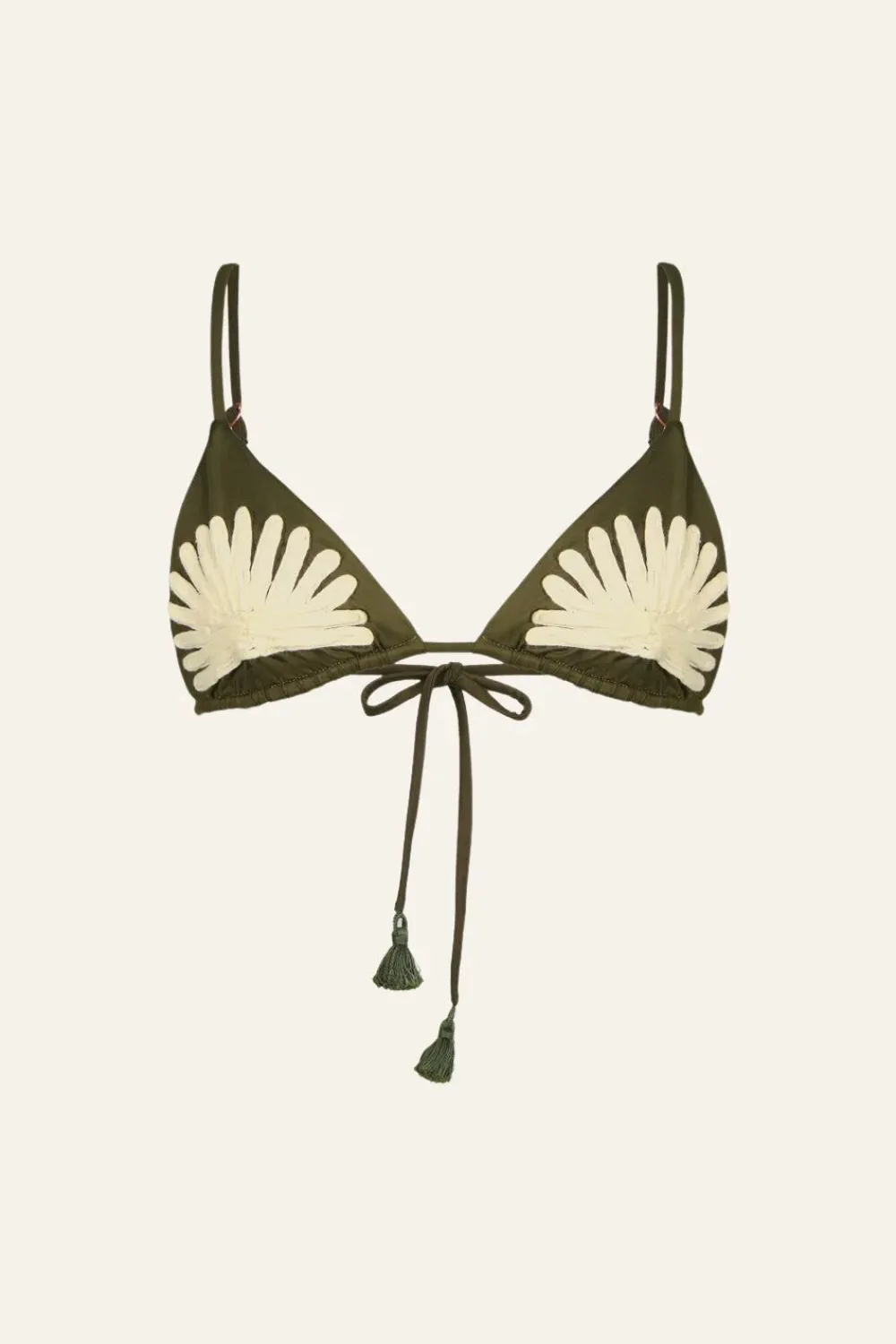 Clearance Visionary Arts Bikini Top In Military Swimwear