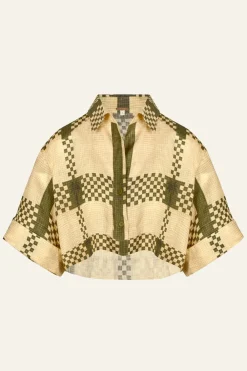 Woven Cumbi Shirt Tops